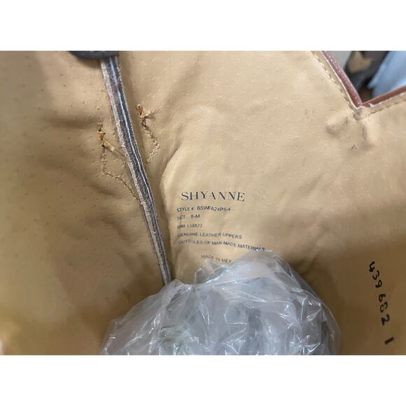 Shyanne Women's Jesse Performance Western Boots Brown Leather 8 NWT Square Toe - Picture 9 of 16